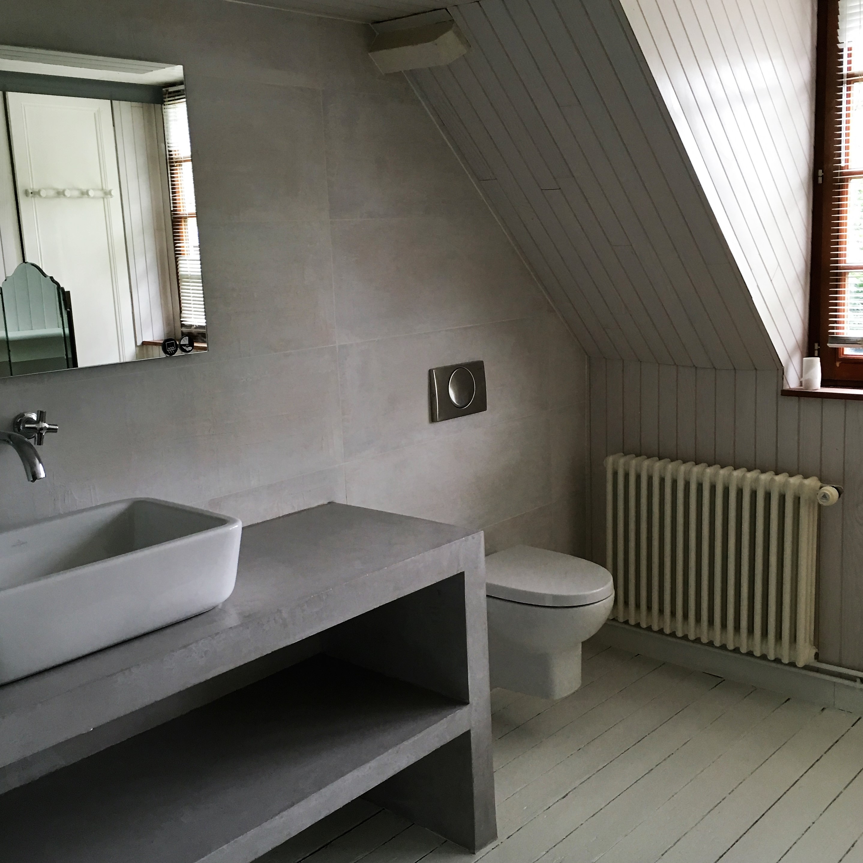 Création d'une pièce d'eau et rénovation complète d'une salle de bain - 14130 BONNEVILLE LA LOUVET
