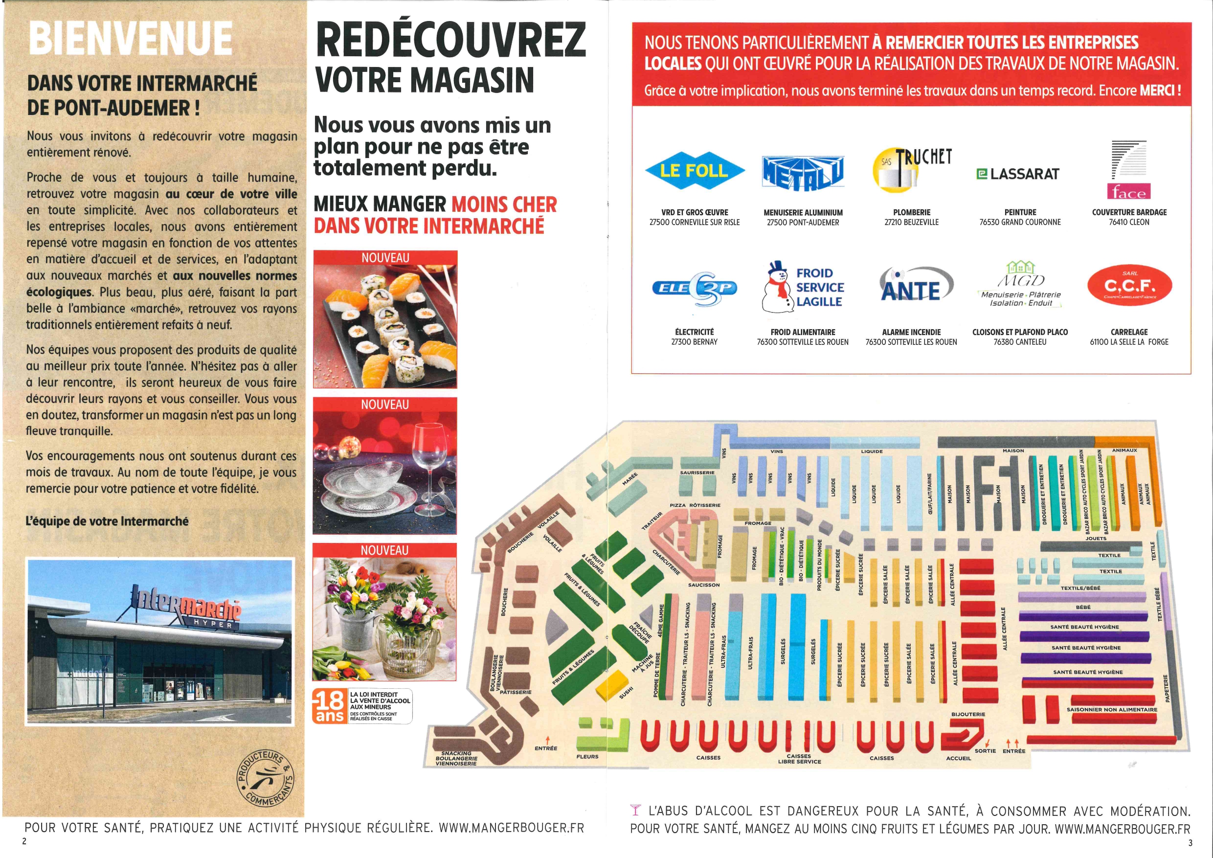 Rénovation du magasin INTERMARCHE de Pont-Audemer