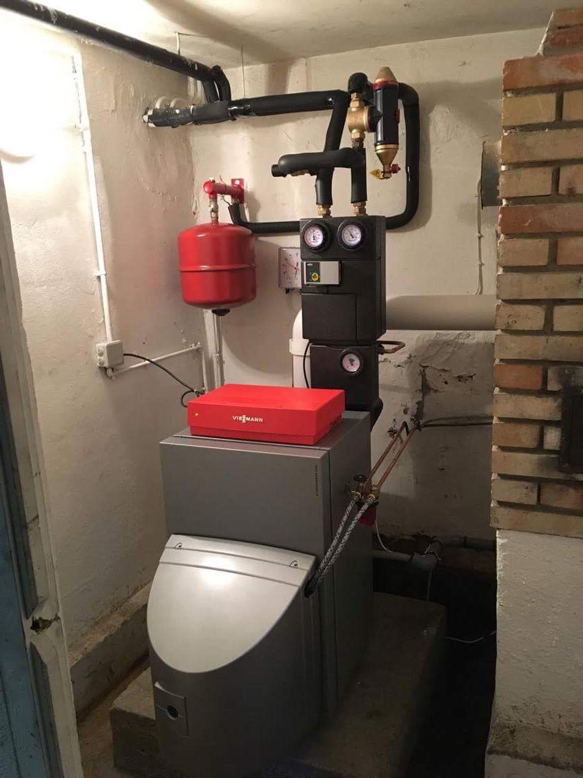 Remplacement d'une ancienne chaudière par un modèle fioul à condensation VIESSMANN - 27210 CONTEVILLE